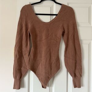 Abercrombie Long Sleeve Knit Bodysuit